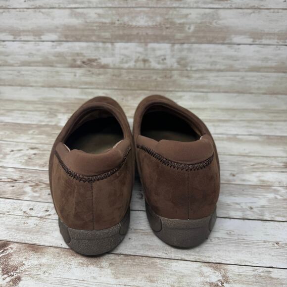 Dansko Professional Brown Suede Slip On Clogs Comfort Shoes Women's Size 40 - Picture 4 of 8